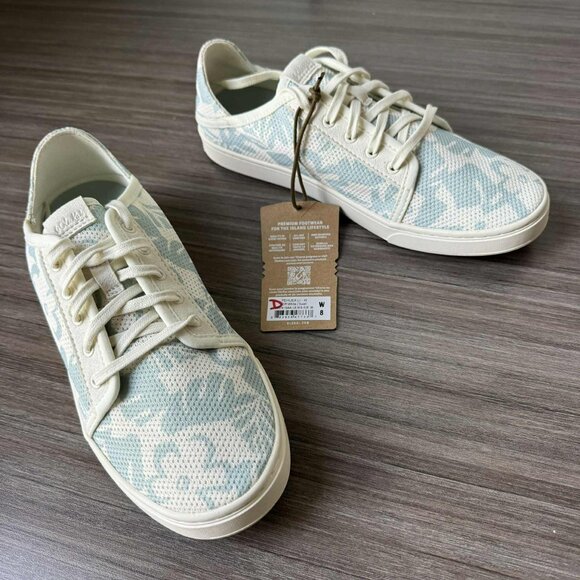 Olukai Pehuea li Mesh Sneakers Women's Size 8 $100 in Off White/Swell - Picture 11 of 11